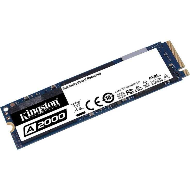 Kingston A2000 - Solid-State-Disk - verschlüsselt - 500 GB - intern - M.2 2280 - PCI Express 3.0 x4 (NVMe) - 256-Bit-AES (SA2000M8/500G) – Bild 7