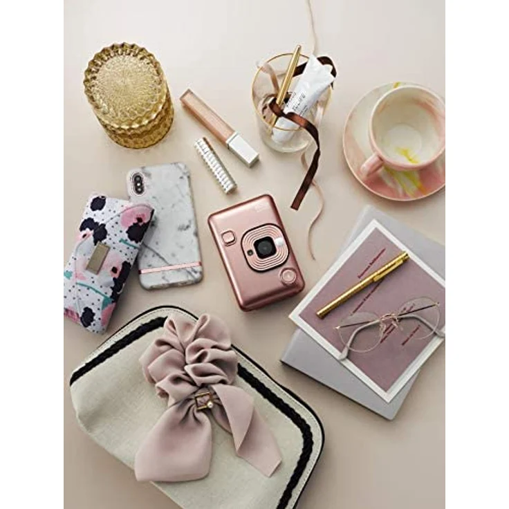 Fujifilm Instax Mini LiPlay Sofortbildkamera Blush Gold – Bild 7