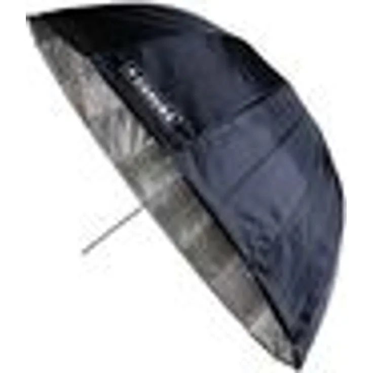 Caruba Tiefschirm Silber/Schwarz 85 cm
