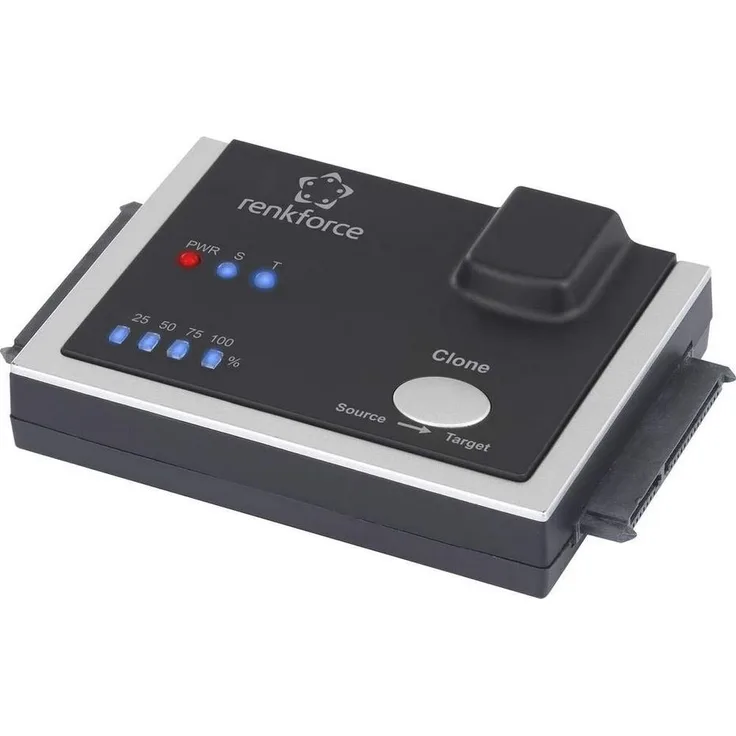 Renkforce 1fach Festplatten-Kopierstation SATA mit Löschfunktion (RF-3390044)