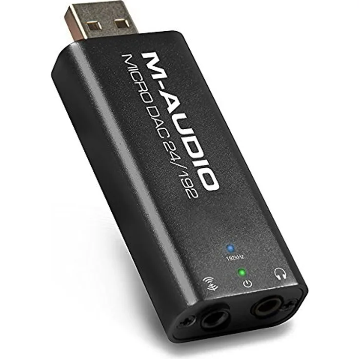 M-Audio Micro DAC 24-192 Tragbarer 24bit-192kHz Analog-Digital-Wandler