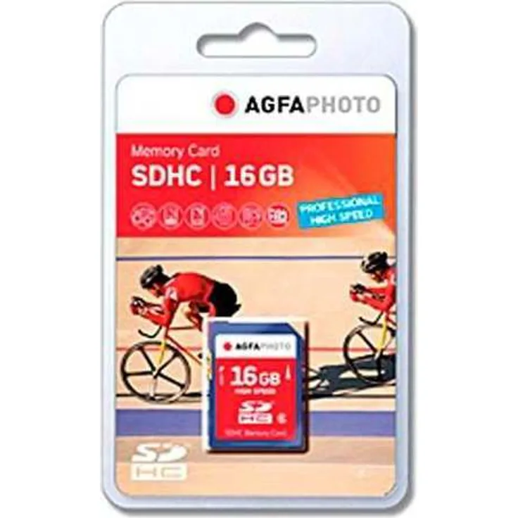 AgfaPhoto Class 10 High Speed 16GB SDHC-Speicherkarte
