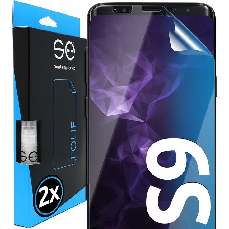 smart engineered 3D Schutzfolie, geeignet für Samsung Galaxy S9, Displayschutzfolie, transparent
