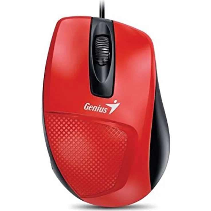 Genius  DX-X  1200DPI Optische Maus (USB, Kabel, Büro) (Rot)