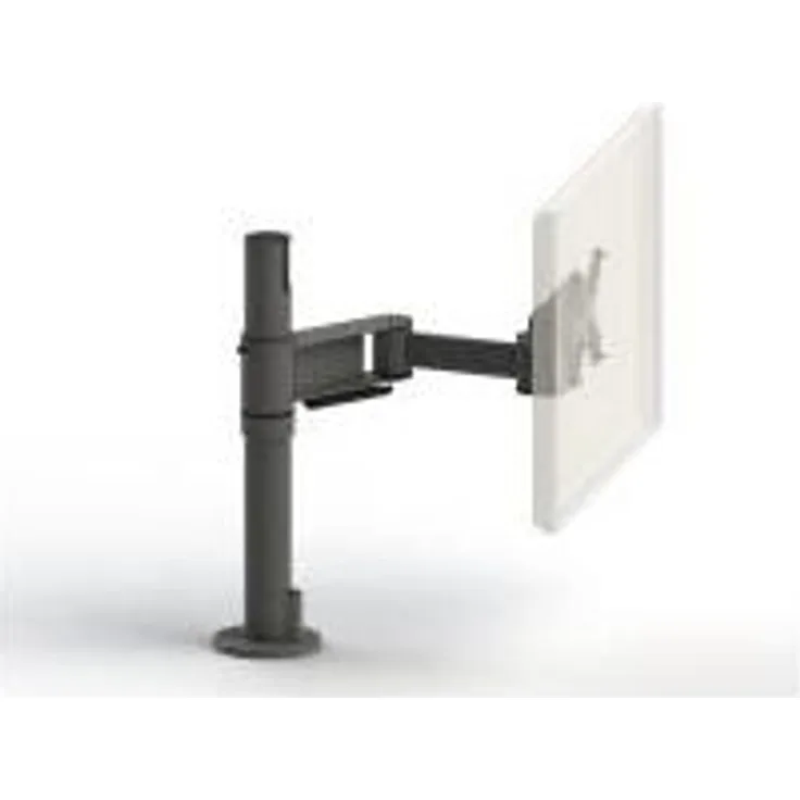 Ergonomic Solutions SpacePole - Befestigungskit (VESA-Adapter, Befestigungsteile, 15.7''-Säule, 11.8'' adjustable arm) für LCD-Display - Schwarz - Oberflächenmontage (SPV1106-02)