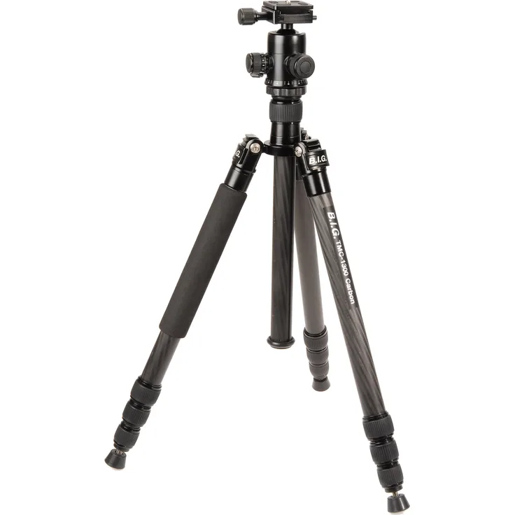 B.I.G. TMC-1300 2-in-1 Carbon Kamerastativ inkl. Kugelkopf