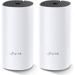 TP-Link Deco M4 Mesh WLAN Set (2 pack) AC1200 WLAN-Heimnetz-Komplettlösung (große WLAN-Abdeckung, für Häuse, Gebäudekomplex, Multi-Arbeitsmodi, 4x Gigabit Ports) weiß