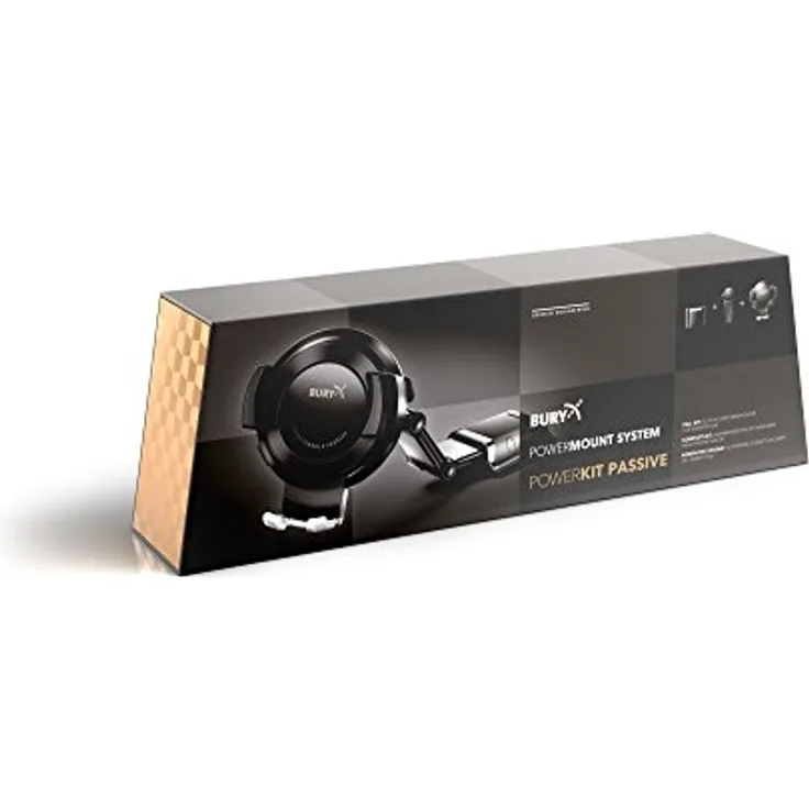 Bury PowerKit Universal Passive Halterung Schwarz Base + Arm + Cradle passive (01.1888.000C.01)