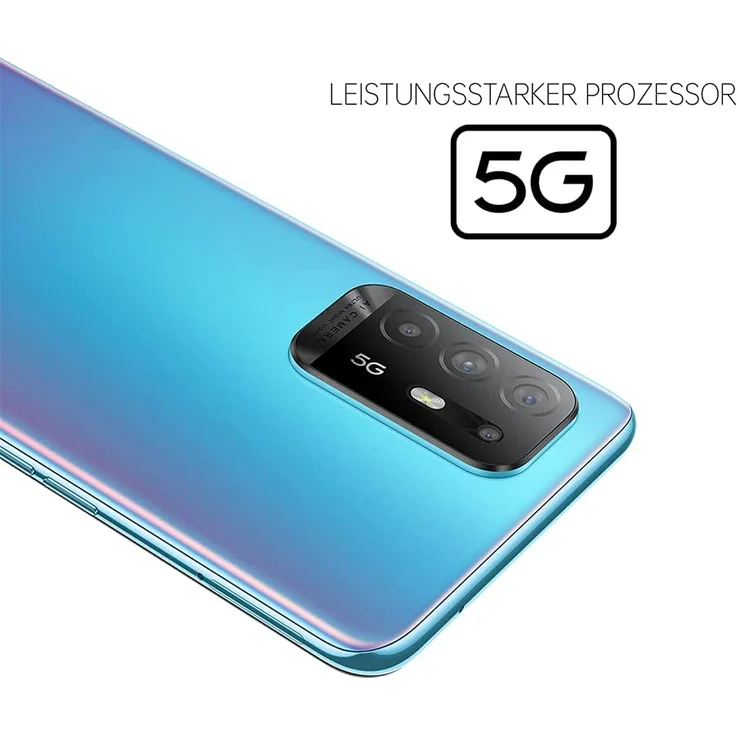 Oppo A94 5G Smartphone 16,26cm (6,42 Zoll) AMOLED-Display, 128GB interner Speicher, 8GB RAM, Dual-SIM, Android 11, Cosmo Blue – Bild 6