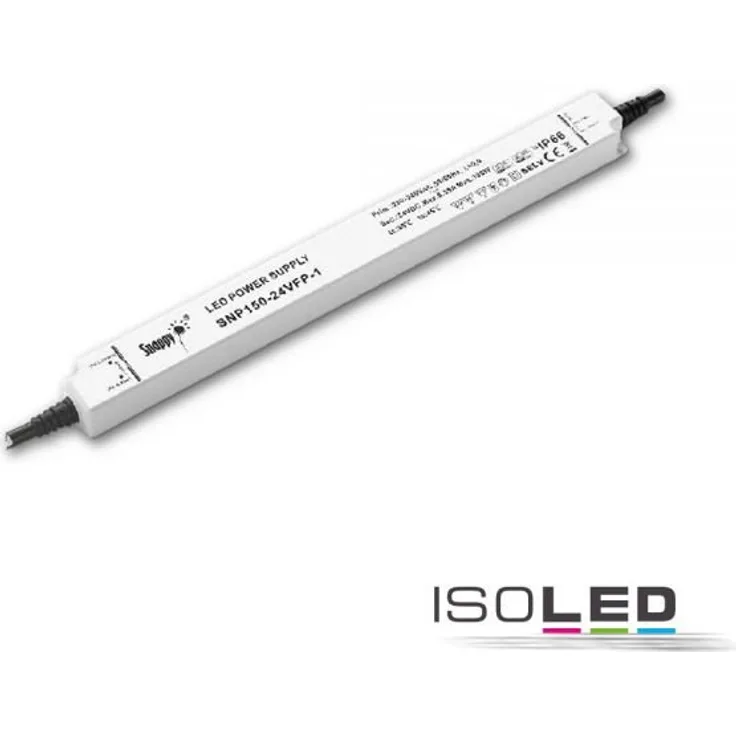 LED Trafo 24V-DC, 0-150W, IP65, slim