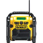 DeWalt DCR019 Baustellenradio, LCD-Display, schwarz, gelb