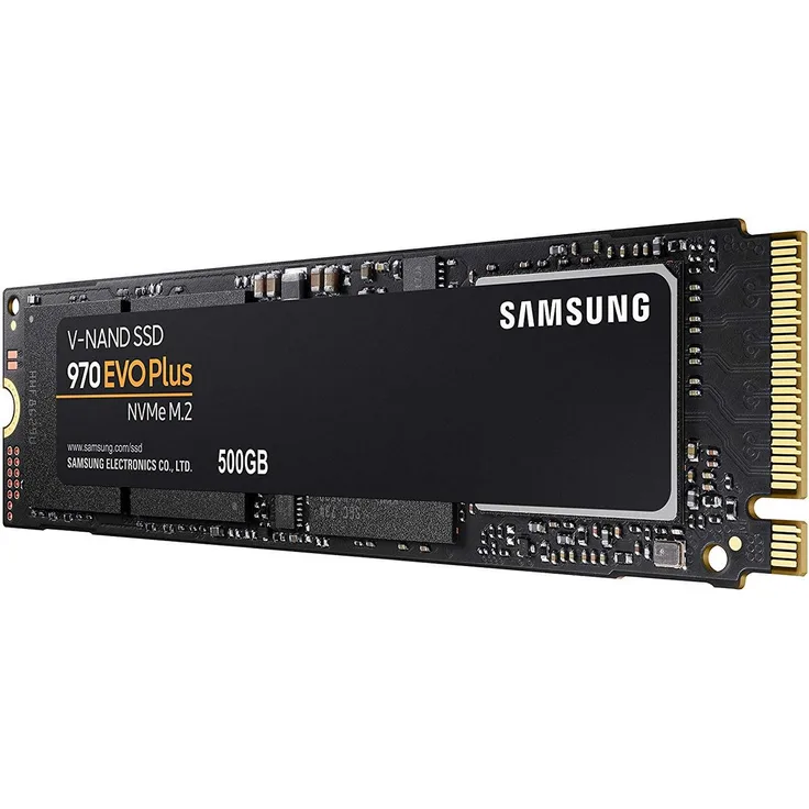 Samsung 970 EVO Plus MZ-V75S500BW - Solid-State-Disk - verschlüsselt - 500 GB - intern - M.2 2280 - PCI Express 3.0 x4 (NVMe) - Puffer: 512 MB - 256-Bit-AES - TCG Opal Encryption (MZ-V7S500BW)