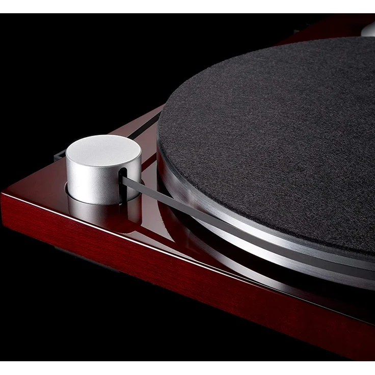 Teac TN-3B Plattenspieler mit Riemenantrieb (MM-Phono-EQ-Verstärker integriert, digitaler USB Ausgang, SAEC Tonarm, 33 & 45 RPM Geschwindigkeit), Schwarz – Bild 4