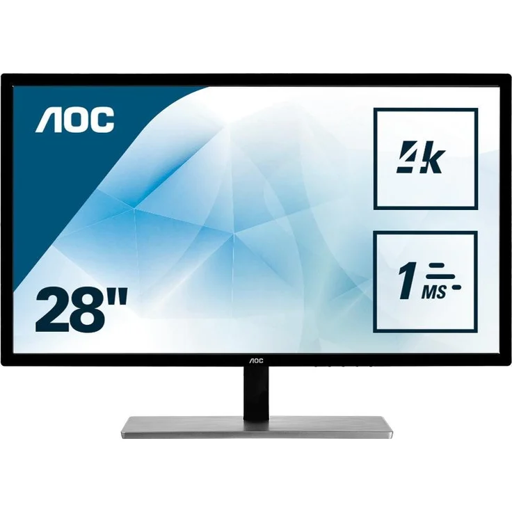 AOC Value-line U2879VF - 28 Zoll, 4K UHD (3840 x 2160), TN-Panel, 60Hz, 1ms, 300cd/m² – Bild 1