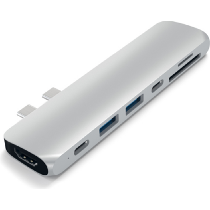 Satechi USB-C Pro Hub Multi-Port Adapter 4K HDMI silber - Preisvergleich