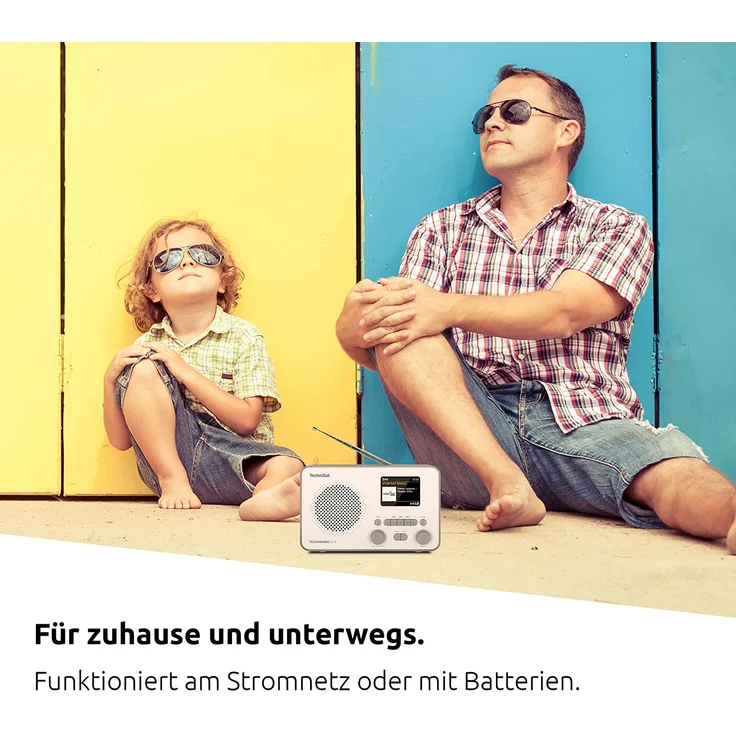 TechniSat Techniradio 6 IR Tragbares Radio mit Bluetooth, WLAN, Wecker, TFT-Display, Wecker, weiß – Bild 6