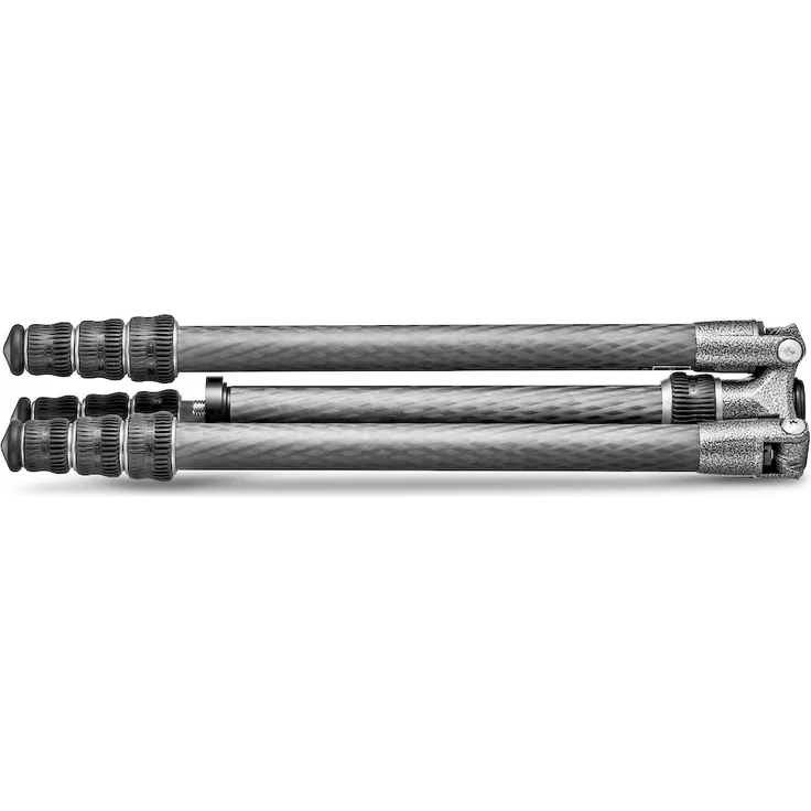 Gitzo GT1545T Traveler Stativ (kompakt, faltbar und leicht, kurze Säule für Aufnahmen auf Bodenhöhe inklusive Serie 1 - 4 Segmente) carbon – Bild 1