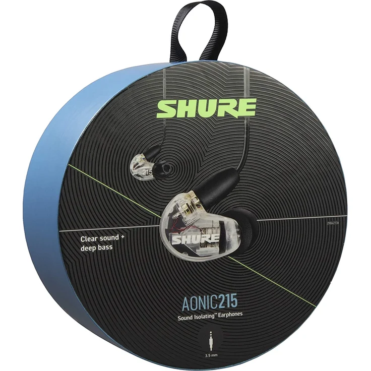 Shure AONIC 215 In-Ear Kopfhörer mit Mikrofon, geeignet für Sport, transparent – Bild 3