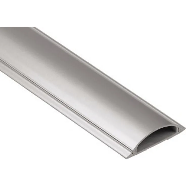 Hama Cable Duct, semicircular, 100/2.1 cm, silver (Silber)