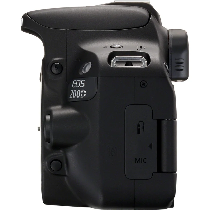 Canon EOS 200D SLR-Digitalkamera (24,2 Megapixel, 7,7 cm (3 Zoll) Display, Full-HD, APS-C CMOS-Sensor, WLAN mit NFC, DIGIC 7) nur Gehäuse schwarz + Tamron Ultra-Tele-Megazoom 18-400mm F-3.5-6.3 Di II VC HLD Objektiv für Canon schwarz – Bild 5