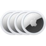 Apple AirTag MX542ZM/A, Schlüsselfinder, weiß, silber (4er Pack)