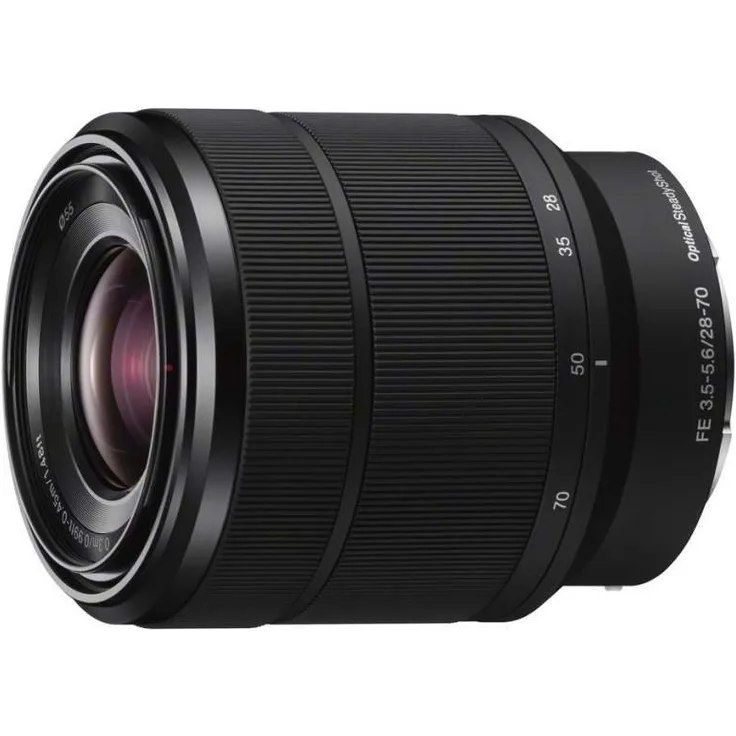 Sony SEL-2870 Standard-Zoom Objektiv (28-70 mm, F3.5?5.6, Vollformat, geeignet für A7, A6000, A5100, A5000 und Nex Serien, E-Mount) schwarz