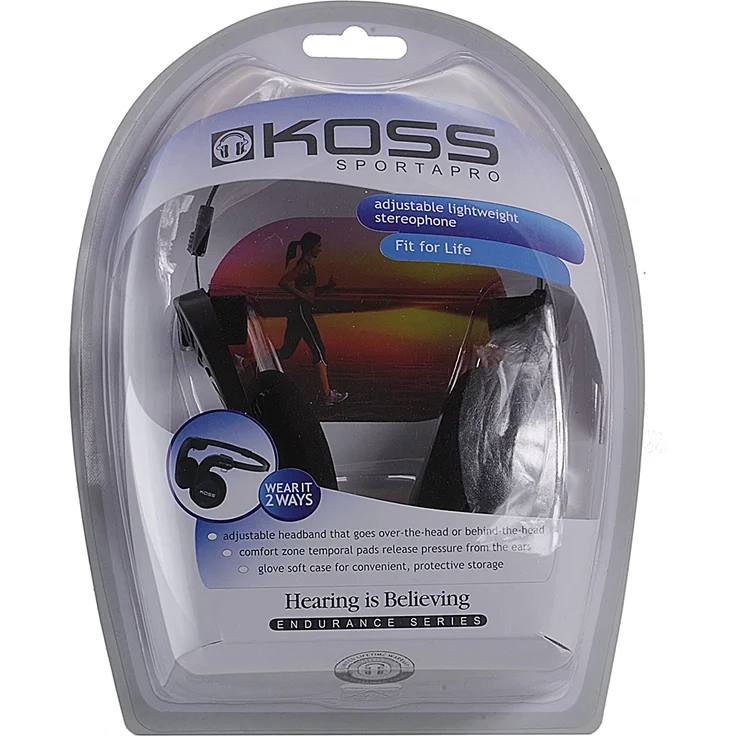 Koss Sporta Pro On-Ear-Kopfhörer, schwarz – Bild 6