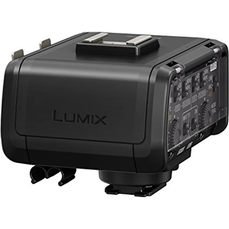 Panasonic DMW-XLR1E XLR-Mikrofonadapter (passend für DC-GH5, für XLR-2-Kanal-Mikrofon) Schwarz