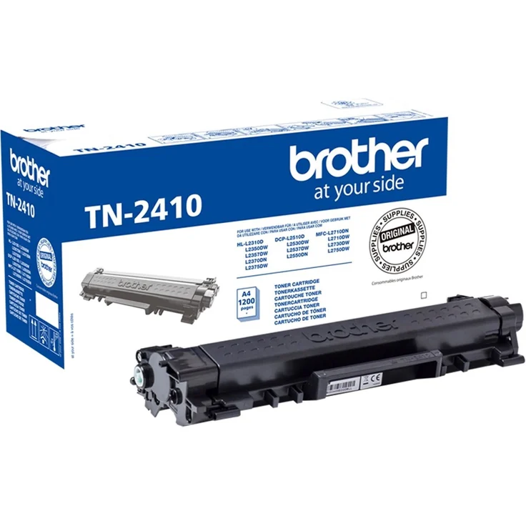 Brother Original TN-2410 Toner schwarz 1.200 Seiten (TN2410) – Bild 1