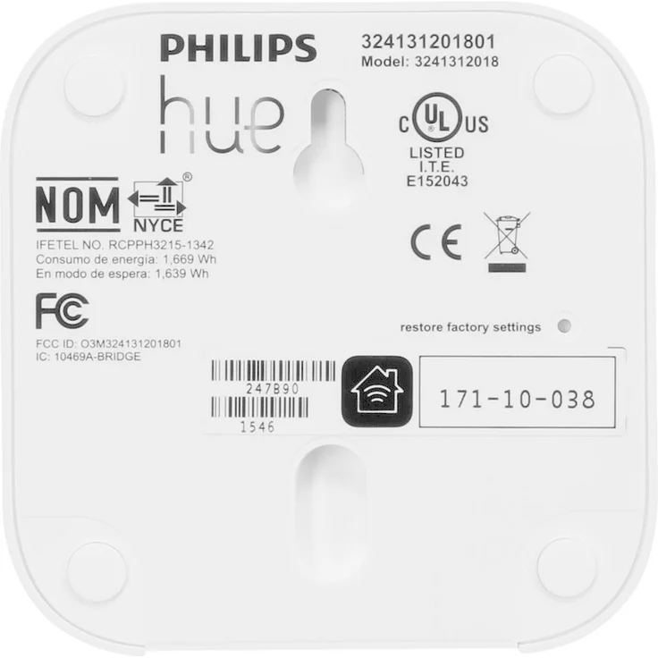 Philips Hue Bridge zentrales, intelligentes Steuerelement des Hue Systems, weiß – Bild 8