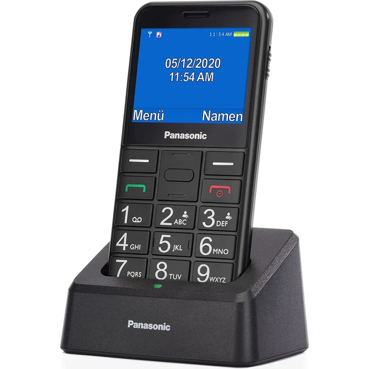Panasonic KX-TU155 Seniorenhandy 6cm (2,3 Zoll) TFT-Display, Schwarz – Bild 1