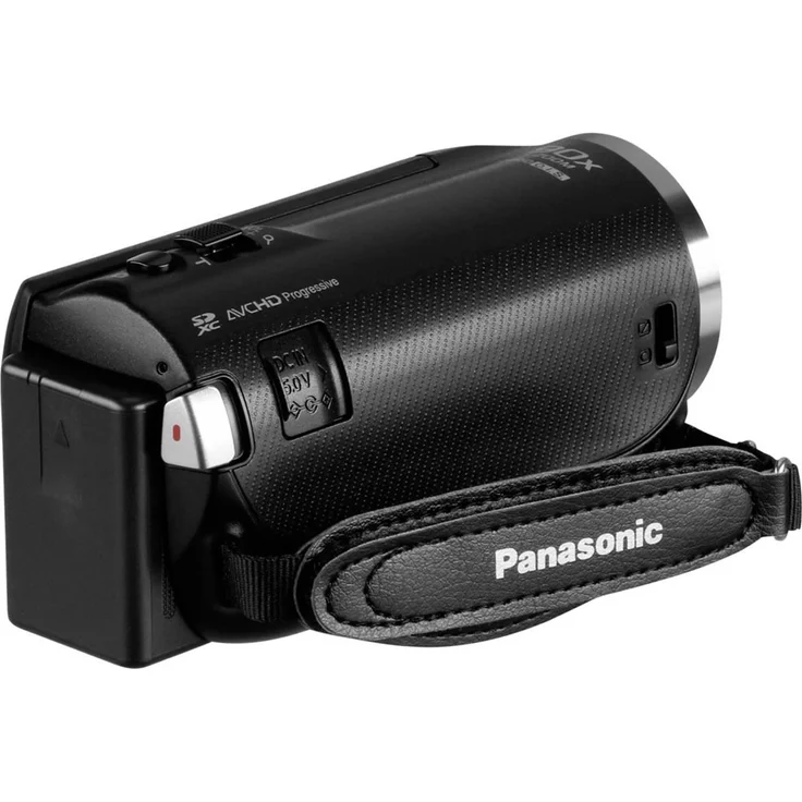 Panasonic HC-V180EG-K Full HD Camcorder (1-5, 8 Zoll Sensor, Full HD, 50x optischer Zoom, 28 mm Weitwinkel, opt. 5-Achsen Bildstabilisator Hybrid OIS+) schwarz – Bild 6