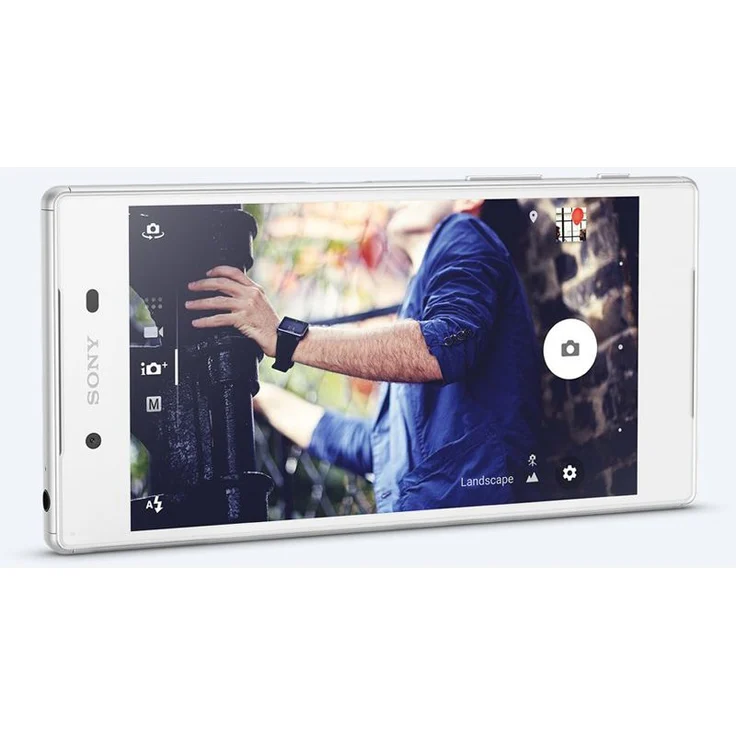Sony Xperia Z5 Smartphone 13,21cm (5,2 Zoll) IPS-Display, 32GB interner Speicher, 3GB RAM, Android, Silber/Weiß – Bild 2