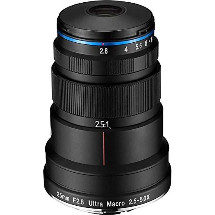 Laowa 25mm f/2.8 2.5-5X Ultra Macro SLR Makro-Objektiv Schwarz
