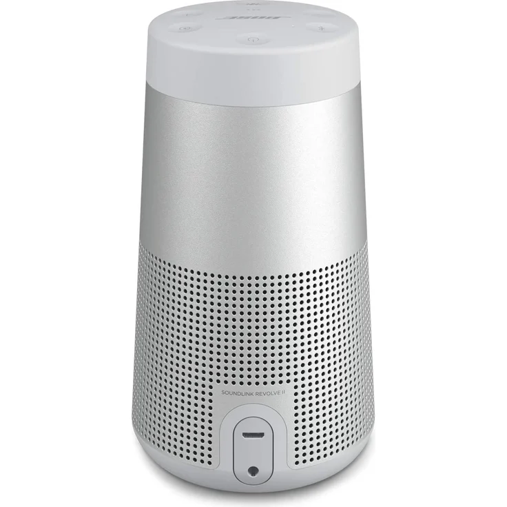 Bose SoundLink Revolve II silber Bluetooth-Lautsprecher IP55 Spritzwasserschutz, Akkulaufzeit 13 Stunden, Google und Siri kompatibel – Bild 2