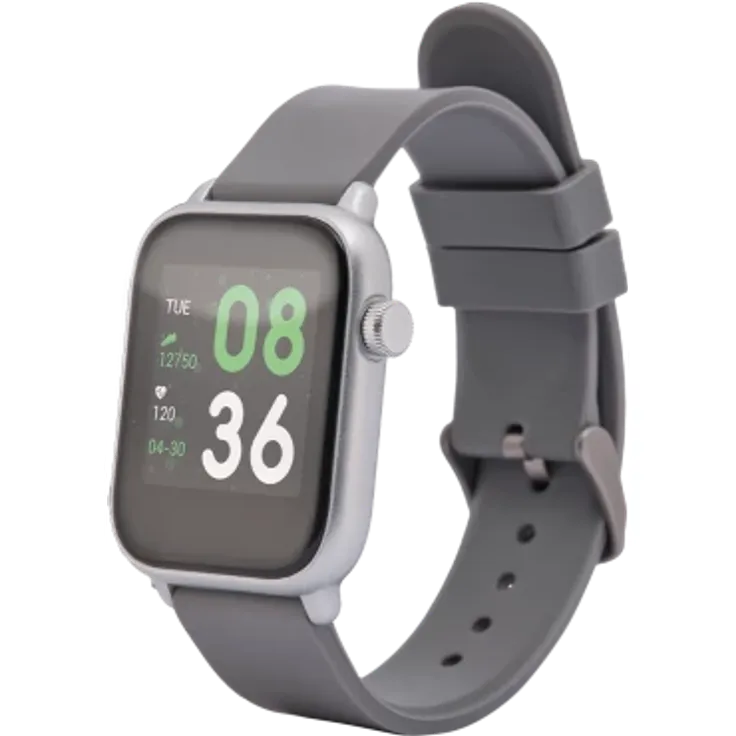 Xplora Xmove Smartwatch Unisex, 35 x 41,5 mm, Silikonarmband, Grau – Bild 2