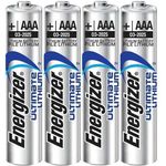 Energizer Batterien AAA, Ultimate Lithium, 4 Stück