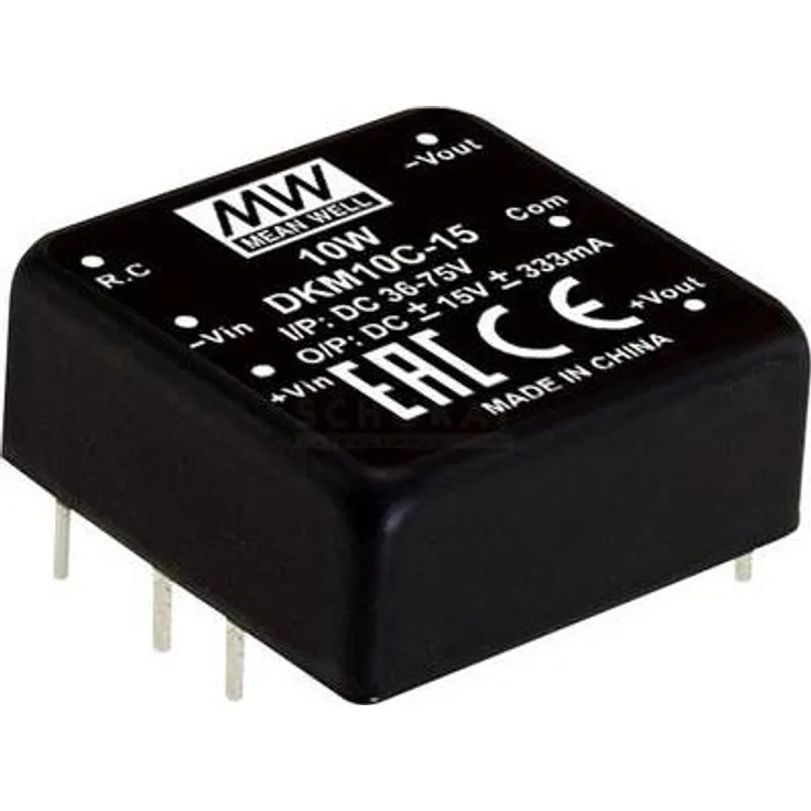 Mean Well DKM10E-12 DC-DC-Wandlermodul 416 mA 10 W Anzahl Ausgänge: 2 x