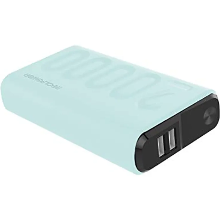 Powerbank RealPower PB-20000 PD light blue,