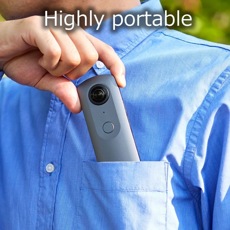 Ricoh THETA V 360 Grad Sphärenkamera metallic grau – Bild 6