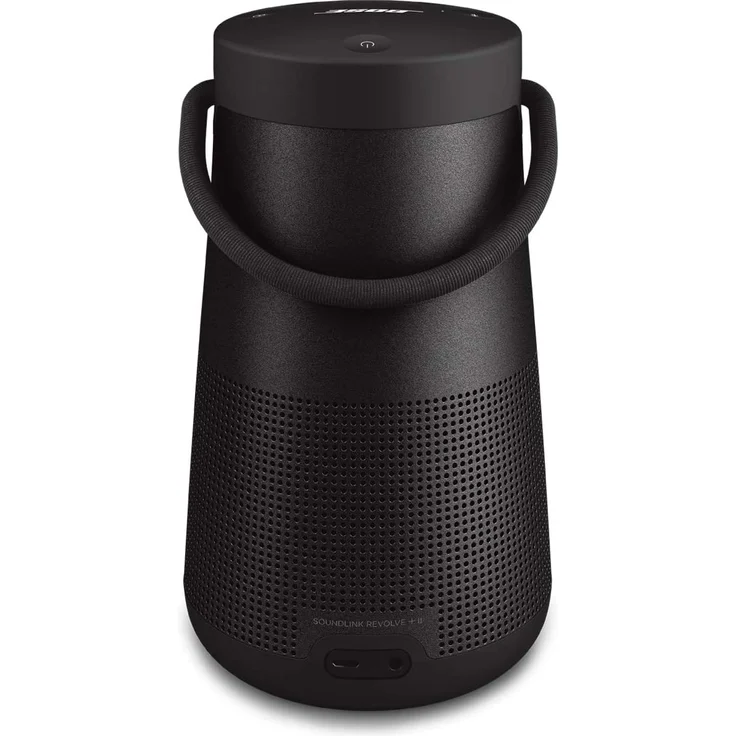 Bose Soundlink Revolve+ II Bluetooth-Lautsprecher, tragbar, wasserdicht, kabellos, 17 Stunden Akkulaufzeit, Schwarz – Bild 2