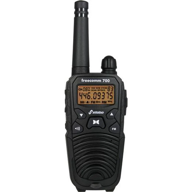 Stabo Elektronik Freecomm 700 PMR-Funksysteme, Walkie Talkie, schwarz (20700) – Bild 4
