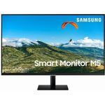Samsung S27AM504NR - M5 Serie - LED-Monitor - Smart - 68,6 cm (27'') - 1920 x 1080 Full HD (1080p) @ 60 Hz - VA - 250 cd/m² - 3000:1 - 8 ms - 2xHDMI - Lautsprecher - Schwarz (LS27AM504NUXEN)