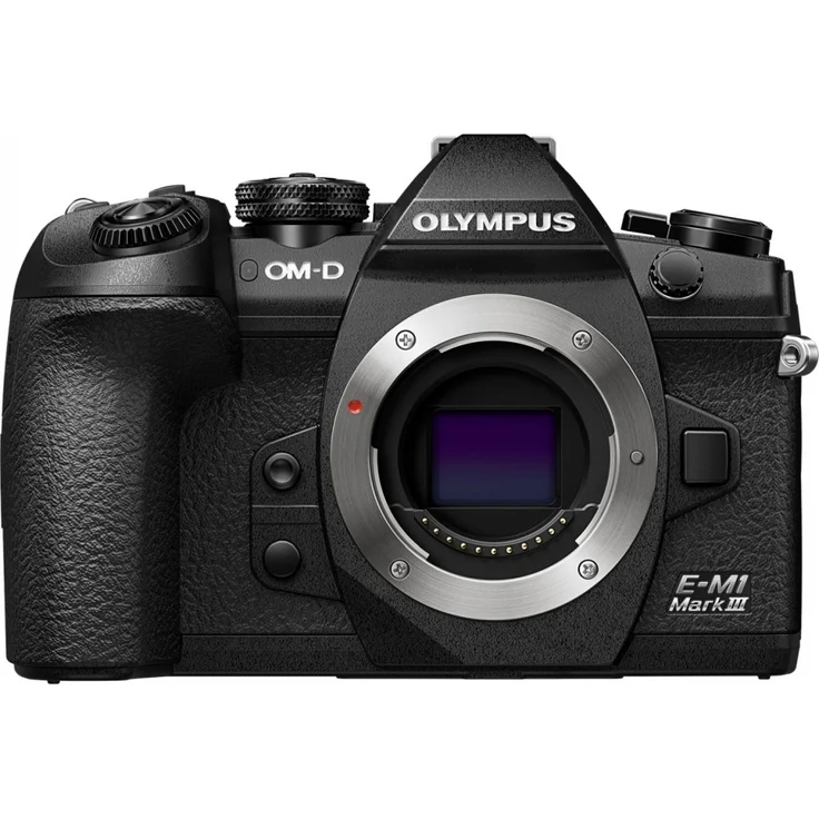 Olympus OM-D E-M1 Mark III Micro Four Thirds Systemkamera Gehäuse, 20 MP Sensor, 5-Achsen Bildstabilisierung, Leistungsstarker Autofokus, 4K Video, Wi-Fi, Bluetooth, Schwarz – Bild 1