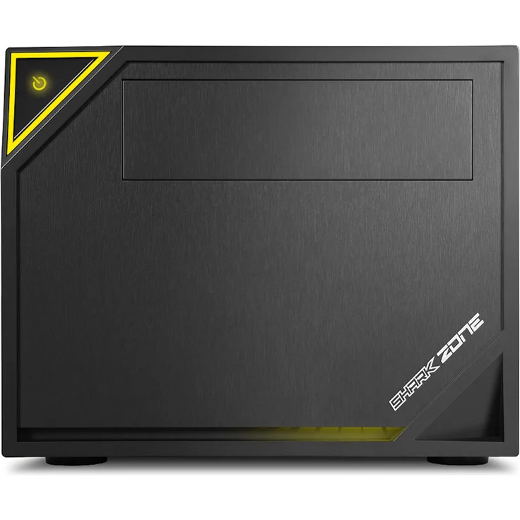 Sharkoon Shark Zone C10 PC-Gehäuse (Mini-ITX, 1x 5,25 extern, 1x 2,5 Zoll-3,5 Zoll intern, 2x USB 3.0) – Bild 2
