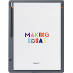 Wacom Bamboo Slate Smartpad A4, Großes Notepad (mit Digitalisierungs-Funktion inkl. Eingabestift mit Kugelschreiber-Mine, geeignet für Android & Apple)