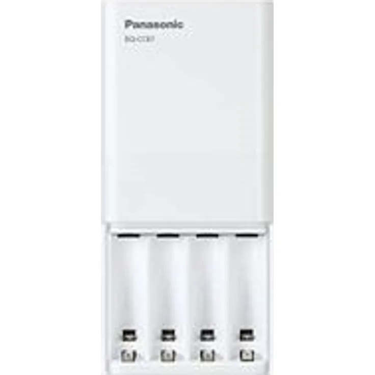 Panasonic eneloop, USB-Schnellladegerät für 1-4 Ni-MH Akkus AA-AAA, zusätzliche Stromversorgung für mobile Geräte durch USB-Ausgang