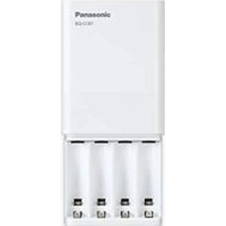 Panasonic eneloop, USB-Schnellladegerät für 1-4 Ni-MH Akkus AA-AAA, zusätzliche Stromversorgung für mobile Geräte durch USB-Ausgang