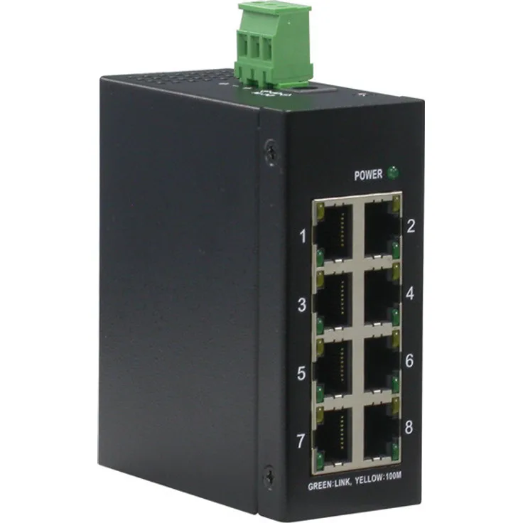 ROLINE 21131156 Industrie Switch 8X RJ-45, unmanaged