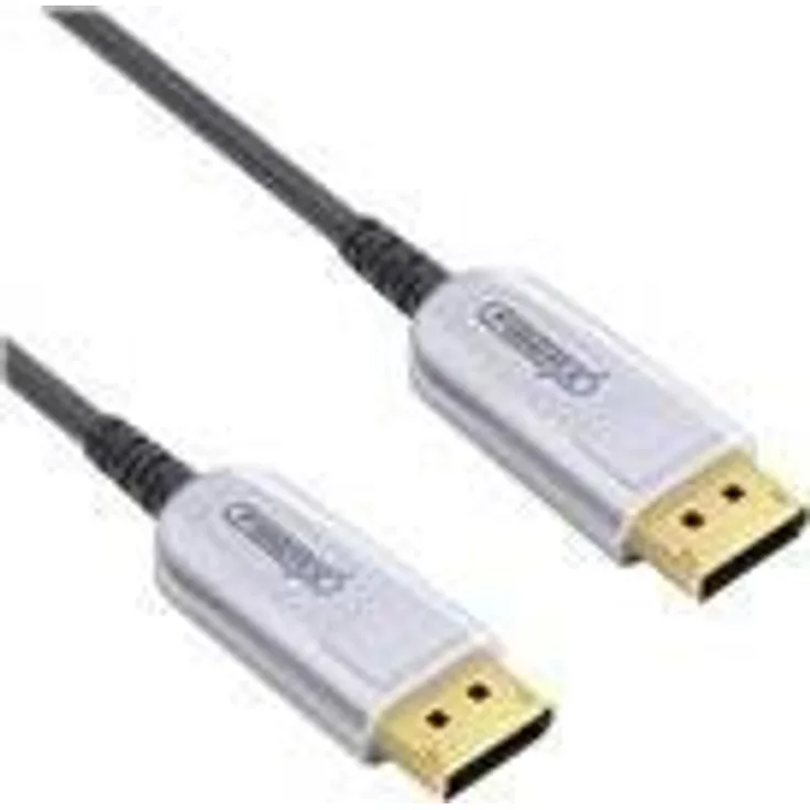 PureLink FiberX Series FX-I250 - DisplayPort-Kabel - DisplayPort (M) bis DisplayPort (M) - DisplayPort 1,2 - 10,0m - rund, 4K Unterstützung - Schwarz (FX-I250-010)